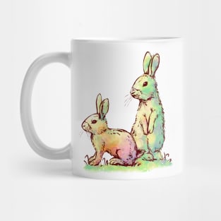 Psychedelic Fur Bunnies Mug